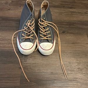 Converse Chuck Taylor All Star Lux Purple Suede Hidden Wedge Heel Mid Womens 6